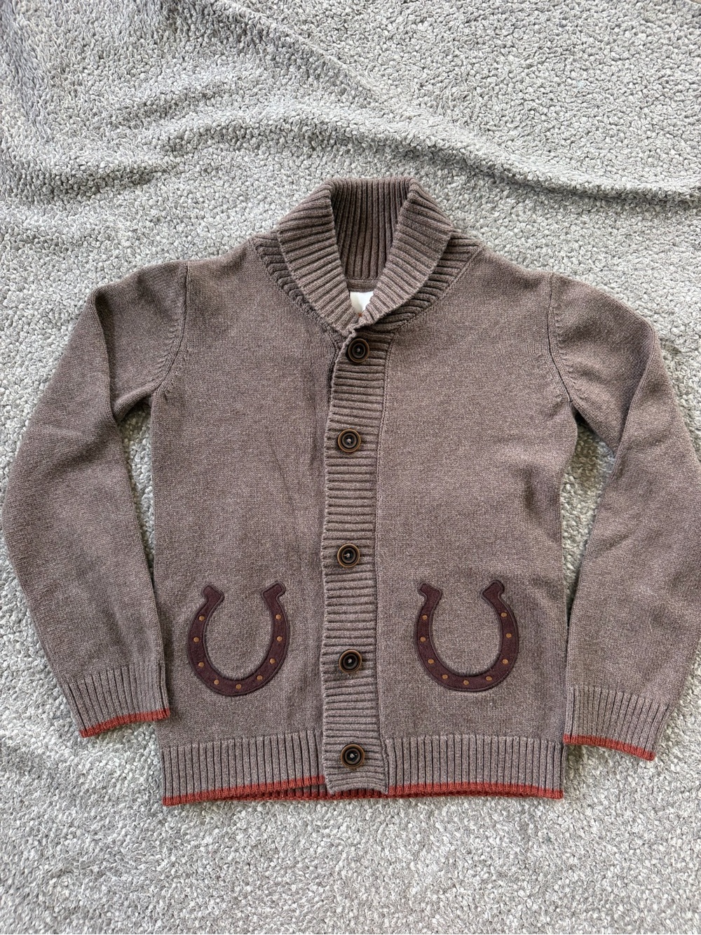 Gymboree Western Horseshoe/Horse Cardigan